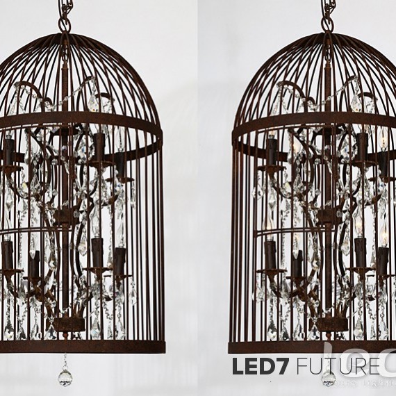 Loft Industry Birdcage Chandelier 2