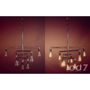 Loft Industry Pipes Chandelier