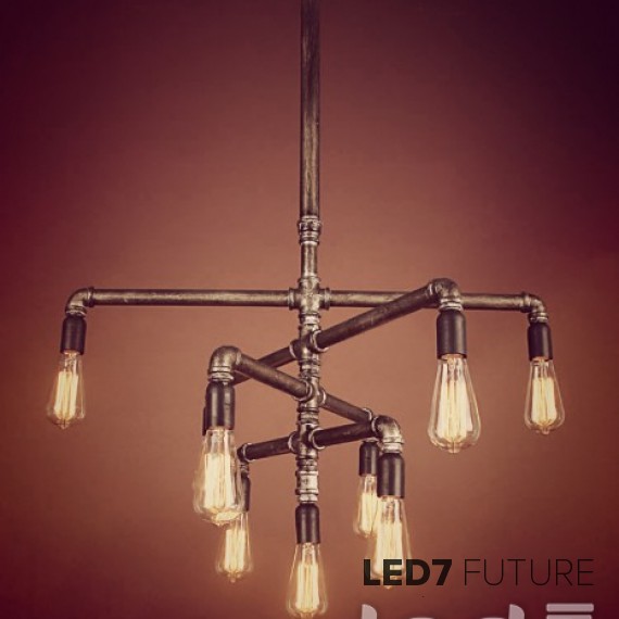 Loft Industry Pipes Chandelier