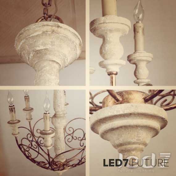 Loft Industry Old Stoun & Metall Chandelier