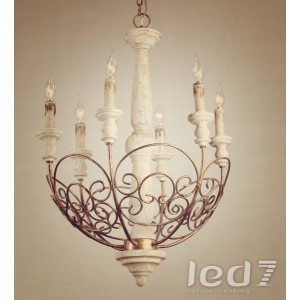 Loft Industry Old Stoun & Metall Chandelier