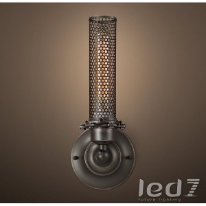Loft Industry Edison Perforated Metal Single Sconce