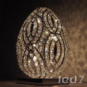 Loft Industry Crystal Egg Table
