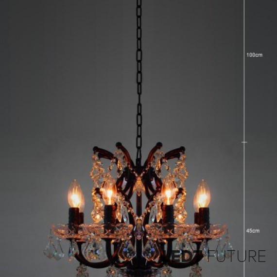 Loft Industry Classic Glass Chandelier