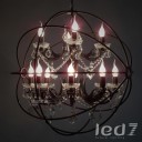 Loft Industry Gyro Crystal Chandelier2