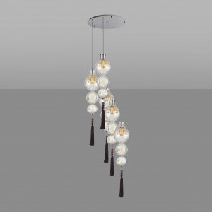 Heathfield Lighting - Medina Circle 5 Chandelier