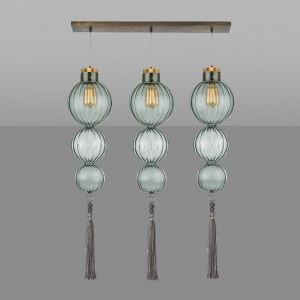Heathfield Lighting - Medina Linear 3 Chandelier