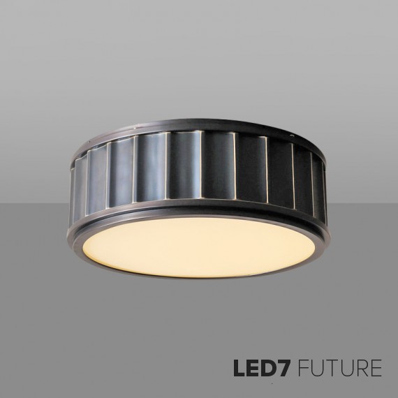 Led Light Rib Top View Loft Industry Modern - Brass Rib Side Top - купить в Москве за 22 680