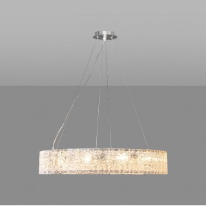 Loft Industry Modern - Crack Glass Chandelier