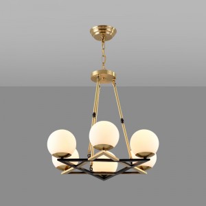 Loft Industry Modern - Cross Triangle Chandelier