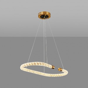 Loft Industry Modern - Diamond Rope Oval Chandelier