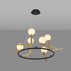 Loft Industry Modern - Electro Bird Circle Chandelier