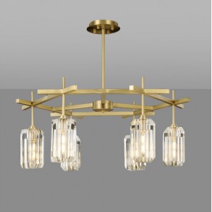 Loft Industry Modern - Glass Bob Down Chandelier