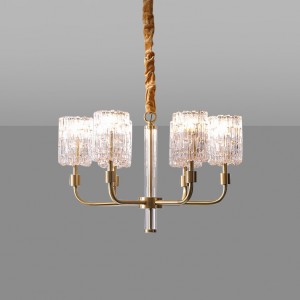 Loft Industry Modern - Glass Deco Chandelier