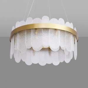 Loft Industry Modern - Leaf Circle PV Chandelier