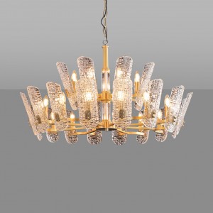 Loft Industry Modern - Scoop Double Circle Chandelier