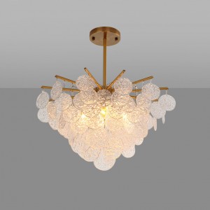 Loft Industry Modern - Shine Ice Discs Chandelier