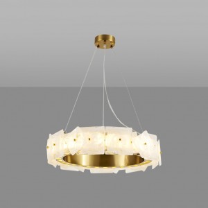 Loft Industry Modern - Small Square Marble Chandelier