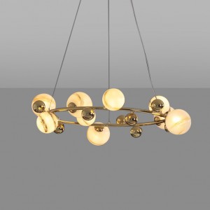 Loft Industry Modern - Space Gold Chandelier