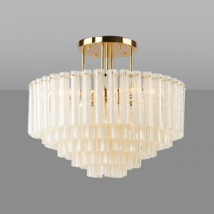 Loft Industry Modern - Waterfall Vial Chandelier