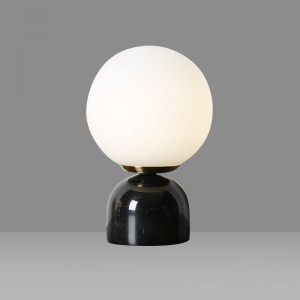 Loft Industry Modern - White Ball Marble Table