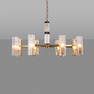 Ritz - Glass Tube Chandelier