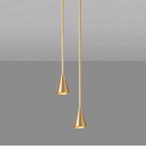 Loft Industry Modern - Brass Belly Pendant