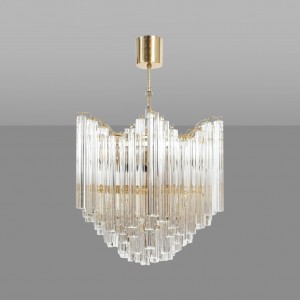 Loft Industry Modern - Falling Glass Chandelier