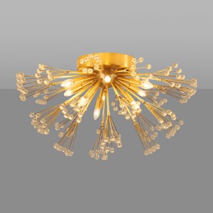 Loft Industry Modern - Pure Flower Brass Ceiling