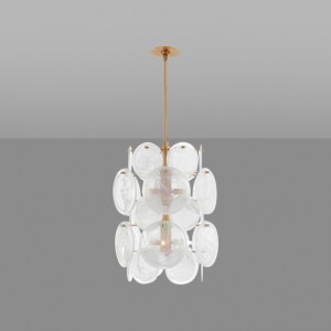 Loft Industry Modern - Shine Discs Chandelier V3  Cylinder
