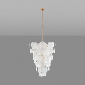 Loft Industry Modern - Shine Discs Chandelier V3  Long