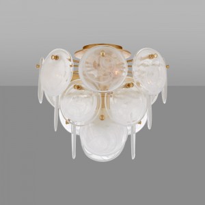 Loft Industry Modern - Shine Discs Chandelier V3  Top