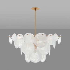 Loft Industry Modern - Shine Discs Chandelier V3 