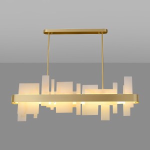 Loft Industry Modern - Squatty Line Chandelier
