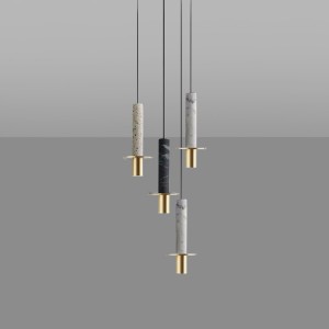 Loft Industry Modern - Stone Stick Brass