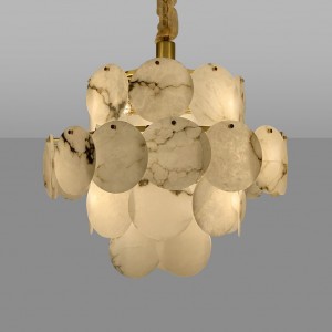 Loft Industry Modern - Stone Circles Chandelier