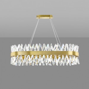 Loft Industry Modern - Razor Oval Chandelier