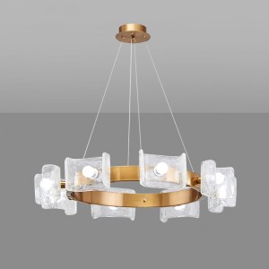Loft Industry Modern - Circle Ice Chandelier