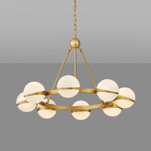 Loft Industry Modern - Circuit Circle Chandelier
