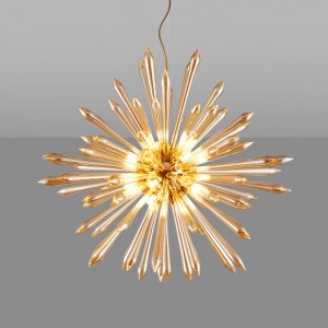 Loft Industry Modern - Crystall Sun Chandelier