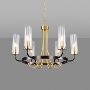 Loft Industry Modern - Gold Pick Chandelier