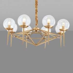 Loft Industry Modern - Gold Spire Chandelier