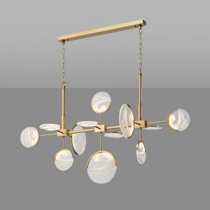 Loft Industry Modern - Lens Square Mountain Chandelier