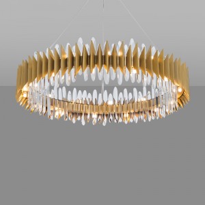 Loft Industry Modern - Metall Hackle Chandelier