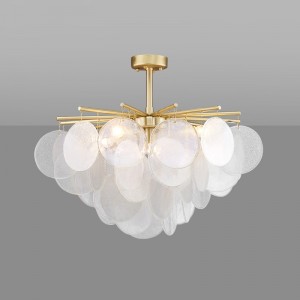 Loft Industry Modern - Shine Discs Chandelier