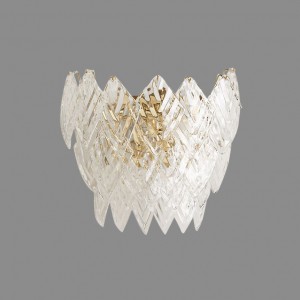 Anthropologie - Glass Frond Sconce