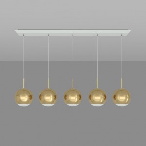 Tom Dixon - Mirror Ball 25cm Gold  Linear Pendant System