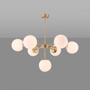 Doozie Light Studio - Modern Brass 7 Lights Globe