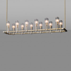 Jonathan Browning Studios - Chamont Double Linear Chandelier