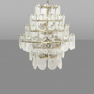 Shabby Slips - Glass Droplet Chandelier